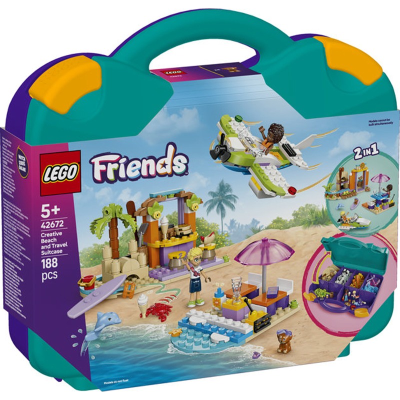 Lego Friends 42672 - Playa Creativa y Maleta de Viaje