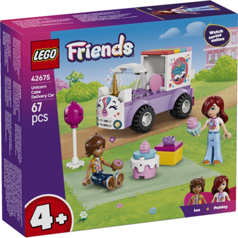 Lego Friends 42675 - Coche-Unicornio de Reparto de Pasteles