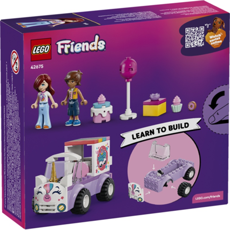Lego Friends 42675 - Carro-Unicórnio de Entrega de Bolos - Imagem 1