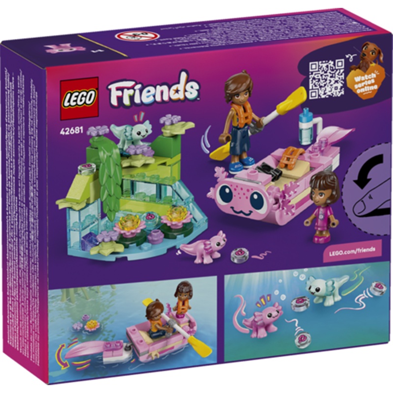 Lego Friends 42681 - Aventuras no Barco-Axolote - Imagem 1