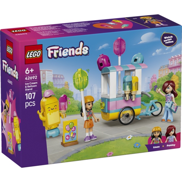 Lego Friends 42692 - Puesto de Helados y Globos