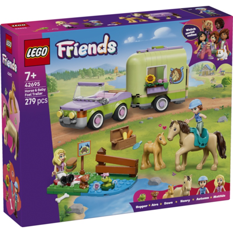 Lego Friends 42695 - Remolque para Caballo y Potrillo