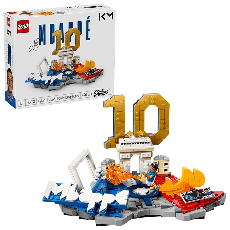 Lego Editions 43013 - Kylian Mbappé: Fenómenos del Fútbol