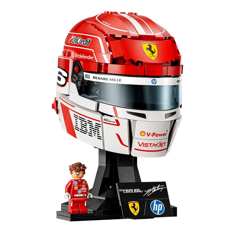 Lego Editions 43014 - Scuderia Ferrari HP: Casco de Charles Leclerc - Imagen 1