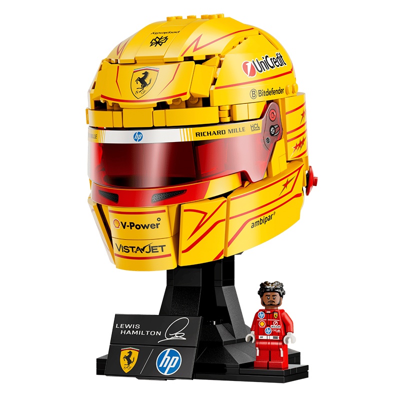 Lego Editions 43022 - Scuderia Ferrari HP: Casco de Lewis Hamilton - Imagen 1