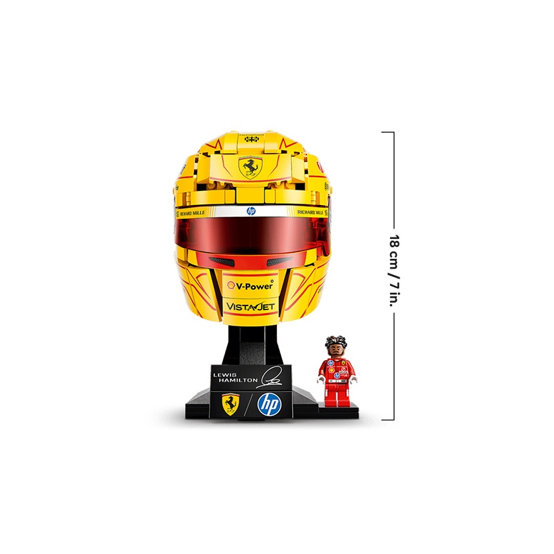 Lego Editions 43022 - Scuderia Ferrari HP: Casco de Lewis Hamilton - Imagen 3