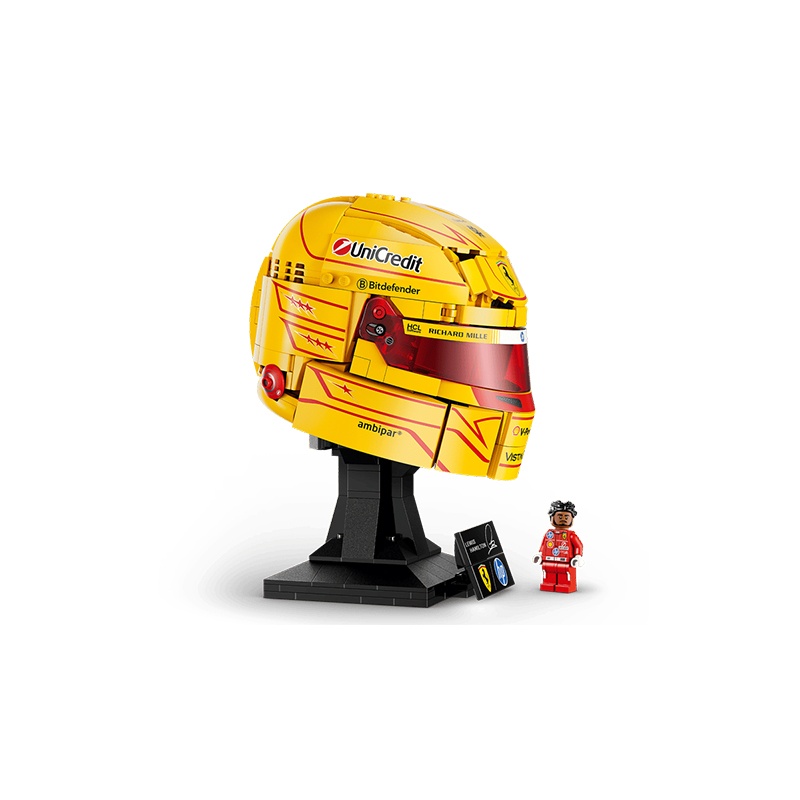 Lego Editions 43022 - Scuderia Ferrari HP: Casco de Lewis Hamilton - Imagen 4