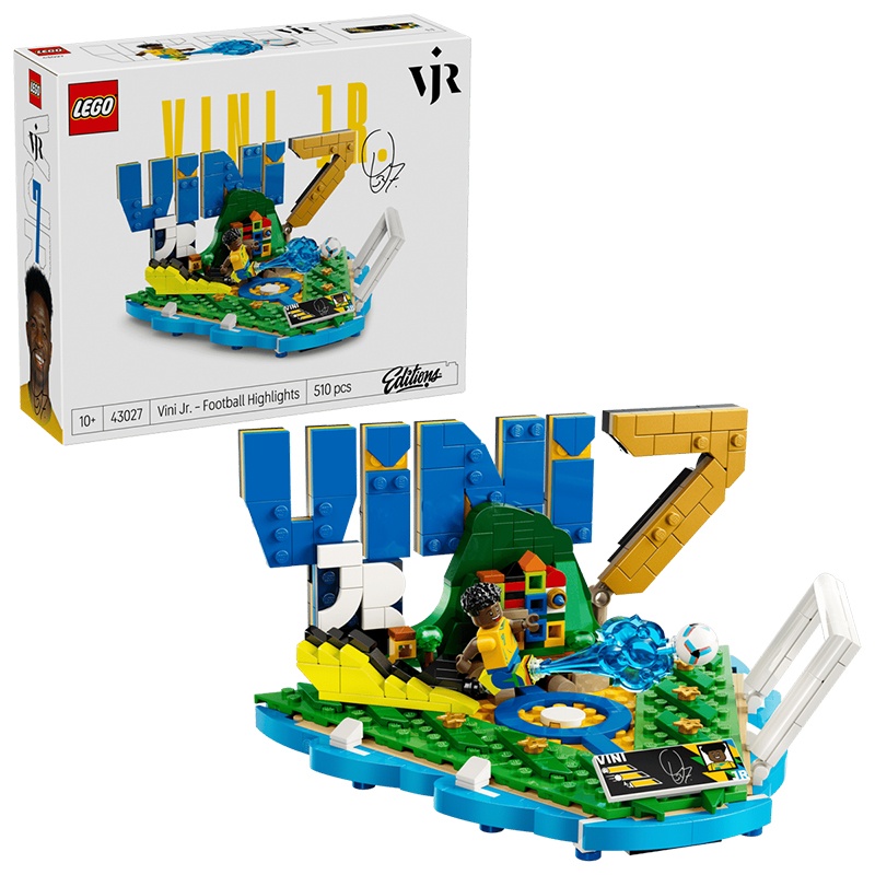 Lego Editions 43027 - Vini Jr.: Fenómenos del Fútbol