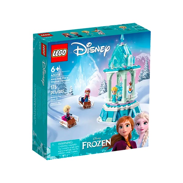 Lego 43218 Disney Princess Carrossel Mágico de Anna e Elsa - Imagem 1