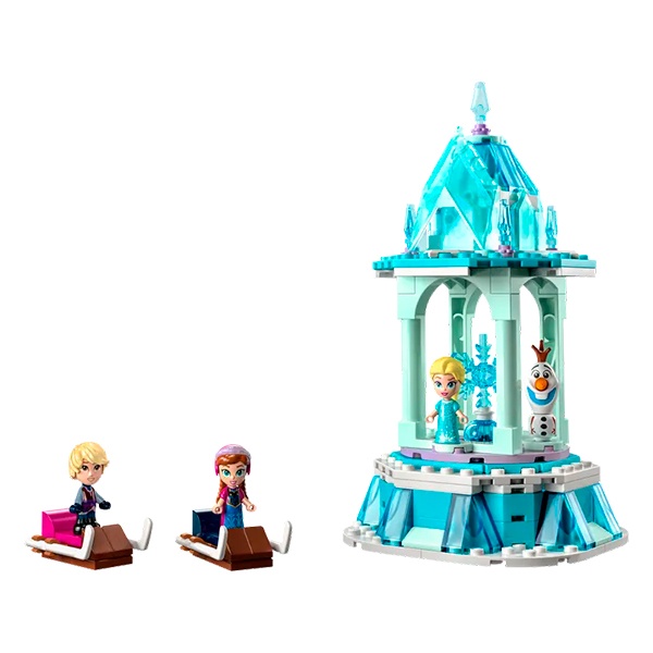 Lego 43218 Disney Princess Carrossel Mágico de Anna e Elsa - Imagem 1