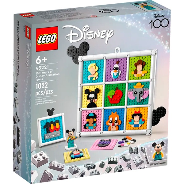 Lego 43221 Disney 100 Años de Iconos de la Animación Disney - Imagen 1