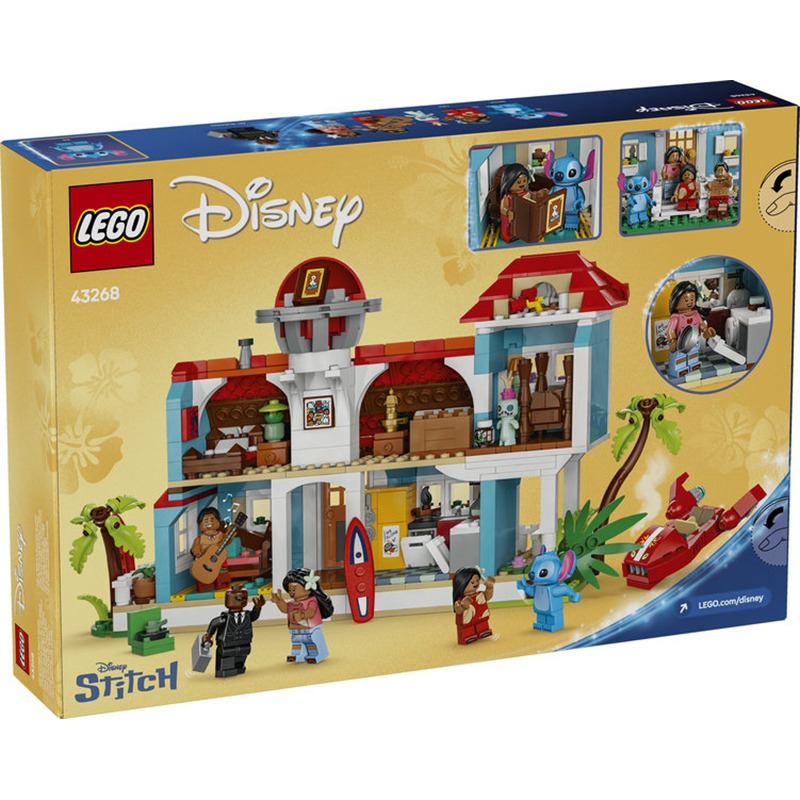 Lego Disney 73268 - Casa na Praia de Lilo e Stitch - Imagem 1