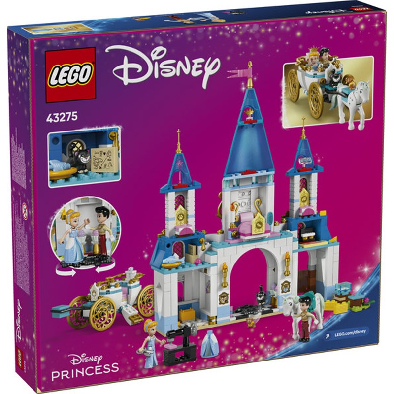 Lego Disney 43275 - Castelo e Carruagem da Cinderela - Imagem 1