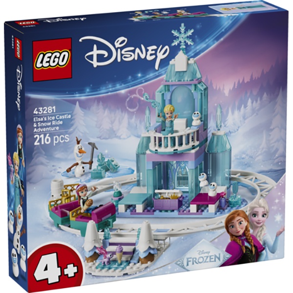 Lego Disney 43281 - Castillo de Hielo de Elsa y Aventura en la Nieve