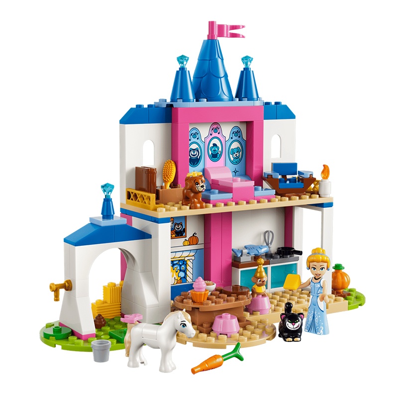 Lego Disney 43283 - Castillo de Cenicienta y sus Amigos Animales - Imagen 1