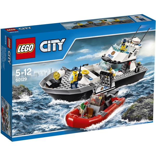 Barco Patrulla Policia Lego City - Imagen 1