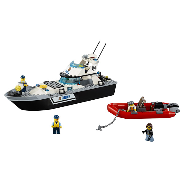 Barco Patrulla Policia Lego City - Imagen 1