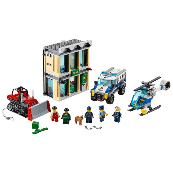 Huida con Bulldozer Lego City - Imagen 1