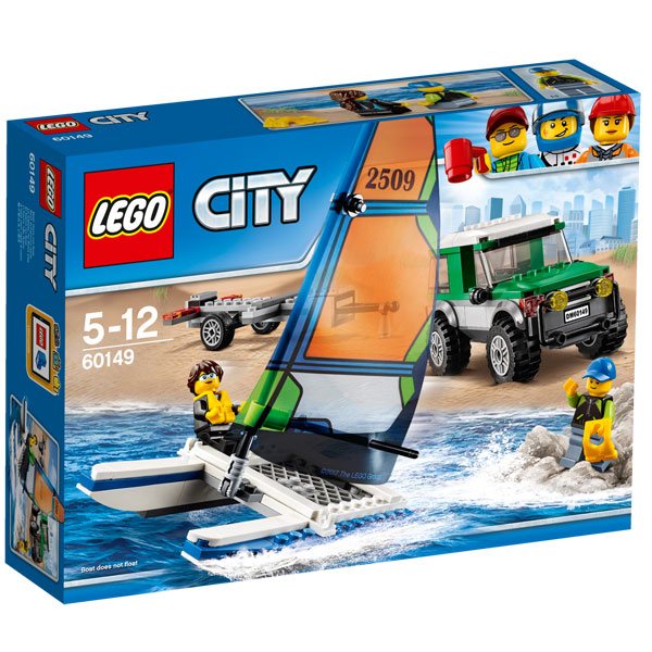 Jeep 4x4 con Catamarán Lego City - Imagen 1