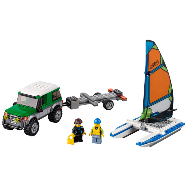 Jeep 4x4 con Catamarán Lego City - Imatge 1