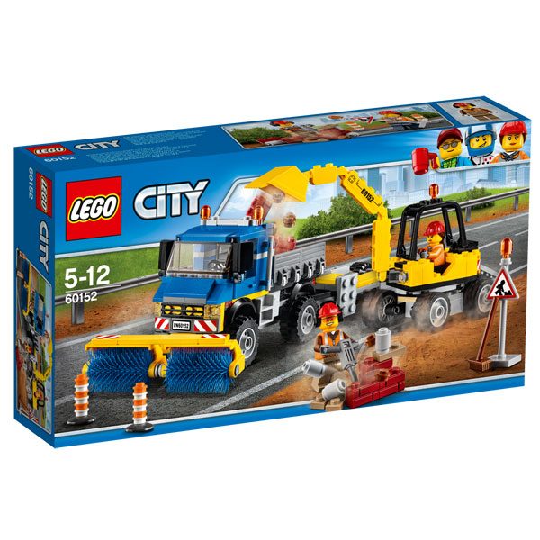 Barredora y excavadora Lego City - Imagen 1