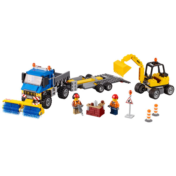 Barredora y excavadora Lego City - Imagen 1