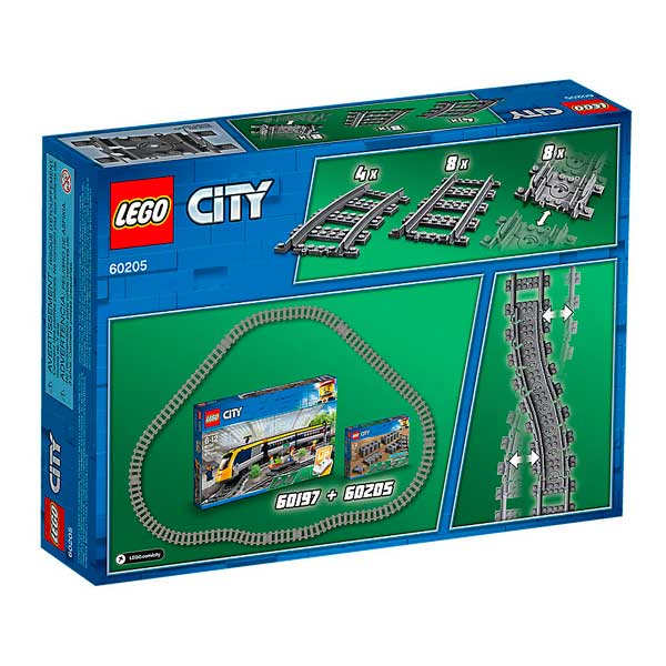 Vias y Curvas Tren Lego City - Imagen 2