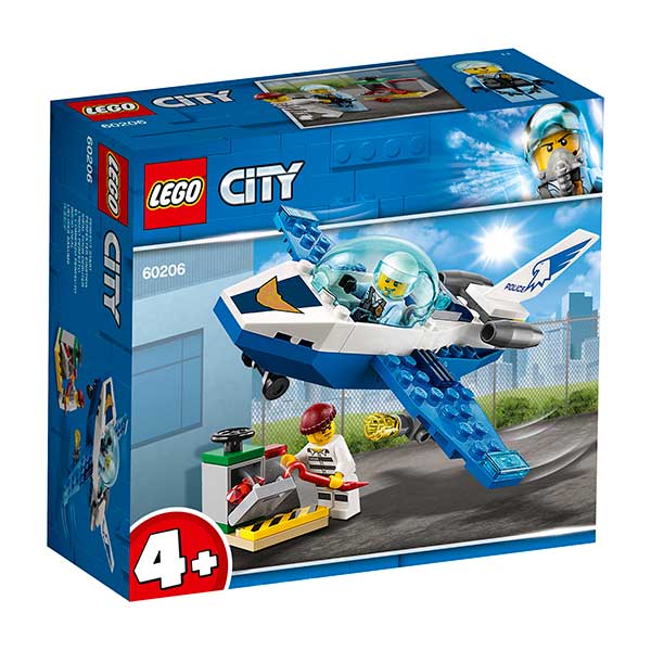 Lego City 60206 Policía Aérea: Jet Patrulla - Imagen 1
