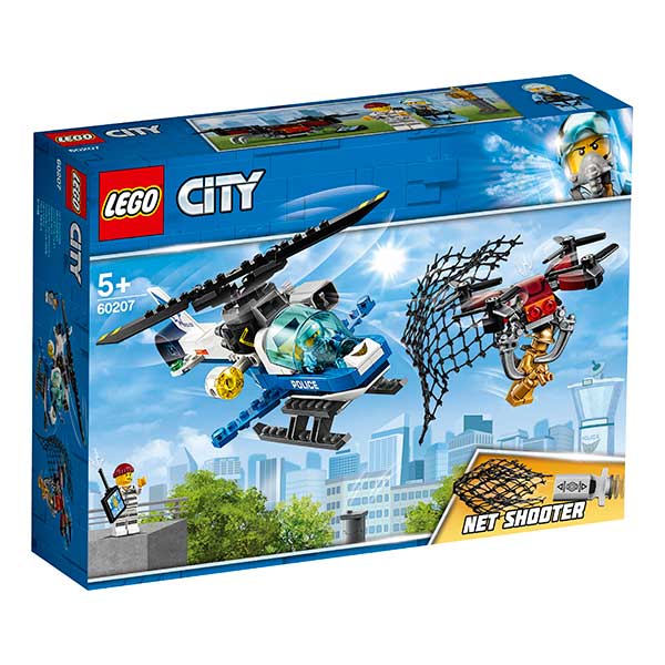 Lego City 60207 Policía Aérea: A la Caza del Dron - Imagen 1
