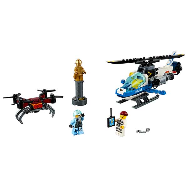 Lego City 60207 Policía Aérea: A la Caza del Dron - Imagen 1