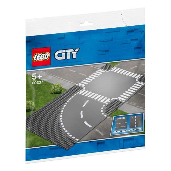 Lego City 60237 Curvas y Cruce - Imagen 1