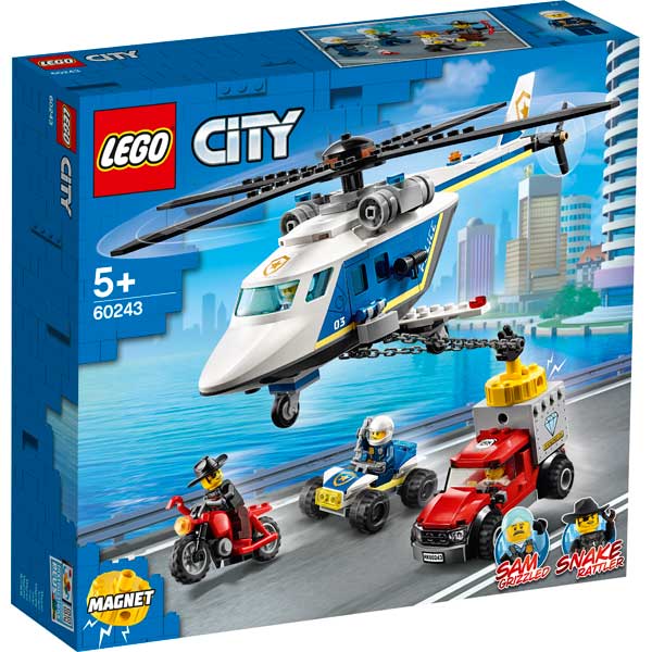 Lego City 60243 Perseguição Policial de Helicóptero - Imagem 1