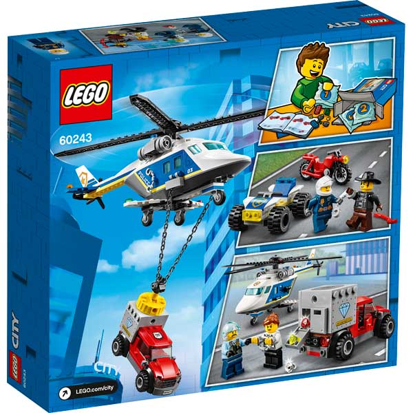 Lego City 60243 Perseguição Policial de Helicóptero - Imagem 1