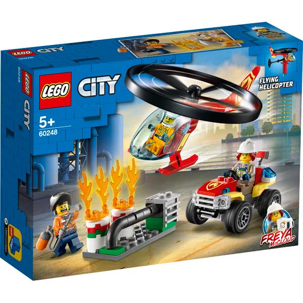 Lego City 60248 Combate ao Fogo com Helicóptero - Imagem 1