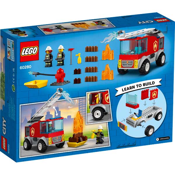 Lego City 60280 Camión de Bomberos con Escalera - Imatge 1