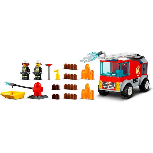 Lego City 60280 Camión de Bomberos con Escalera - Imatge 2