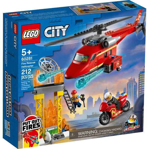 Lego City 60281 Helicóptero de Resgate dos Bombeiros - Imagem 1