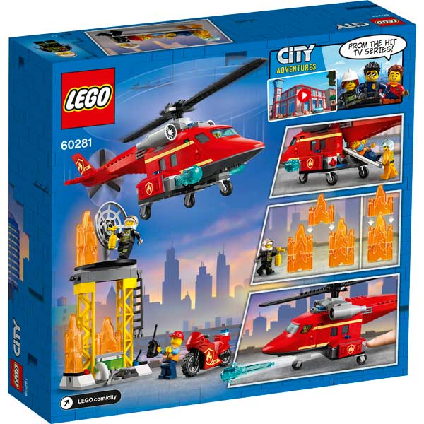 Lego City 60281 Helicóptero de Rescate de Bomberos - Imagen 1