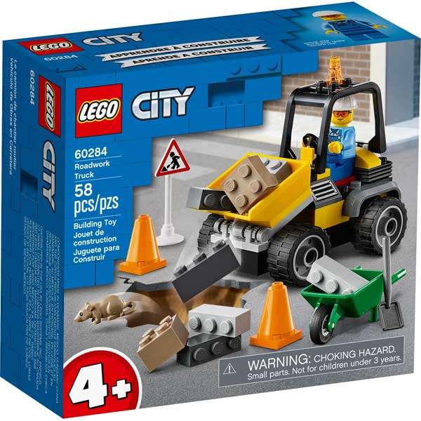 Lego City 60284 Camião de Obras na Estrada - Imagem 1