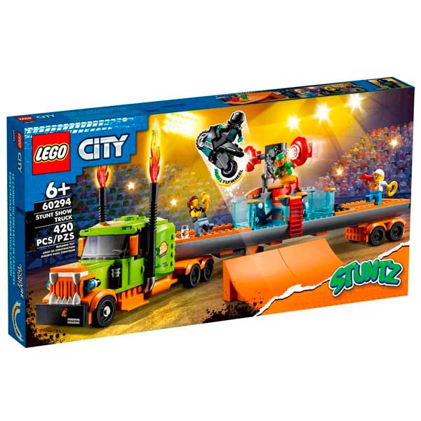 Lego City 60294 Espectacle Acrobàtic: Camió - Imatge 1