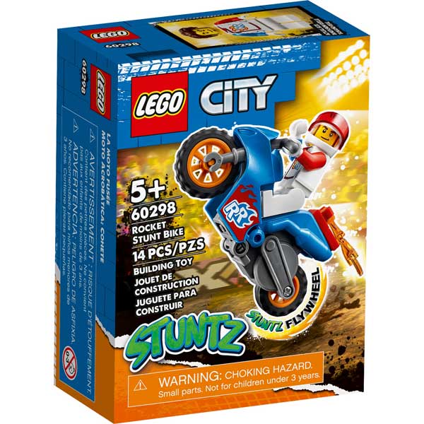 Lego City 60298 Moto Acrobática: Cohete - Imagen 1