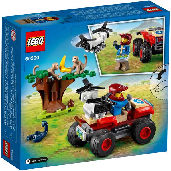 Lego City 60300 Rescate de la Fauna Salvaje: Quad - Imagen 1