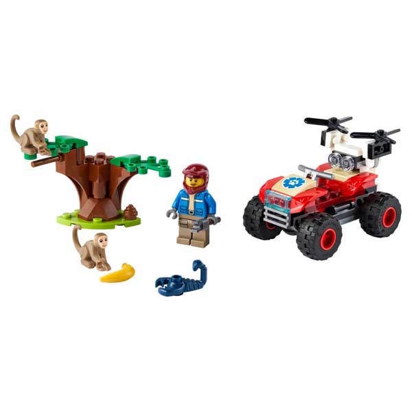 Lego City 60300 Rescate de la Fauna Salvaje: Quad - Imatge 2