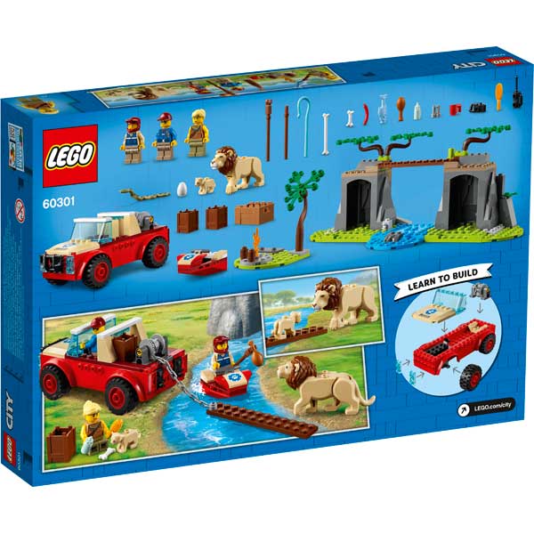 Lego City 60301 Rescate de la Fauna Salvaje: Todoterreno - Imatge 1