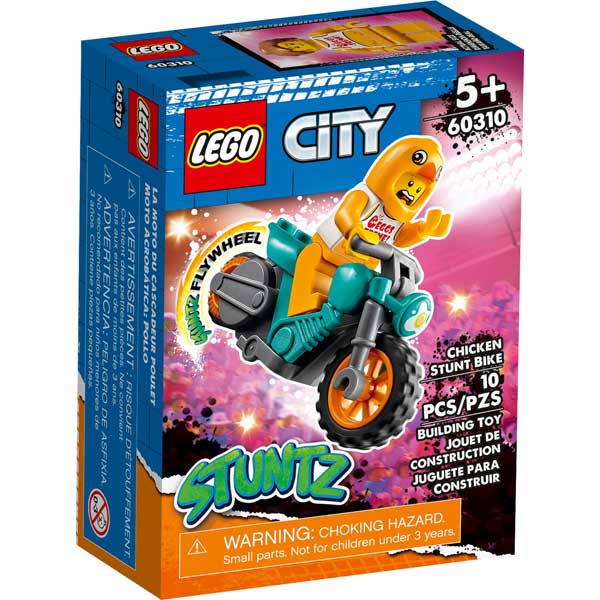 Lego City 60310 Moto Acrobàtica: Pollastre - Imatge 1