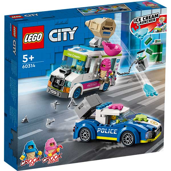 Lego City 60314 Persecución Policial del Camión de los Helados - Imagen 1