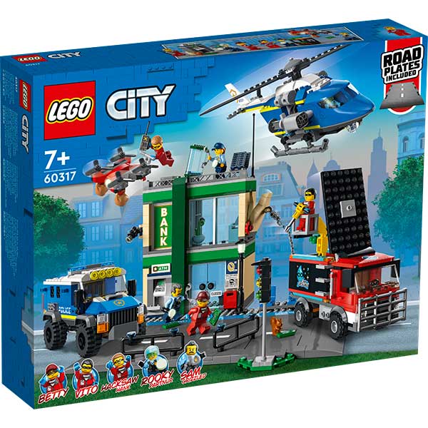 Lego City 60317: Perseguição Policial no Banco - Imagem 1