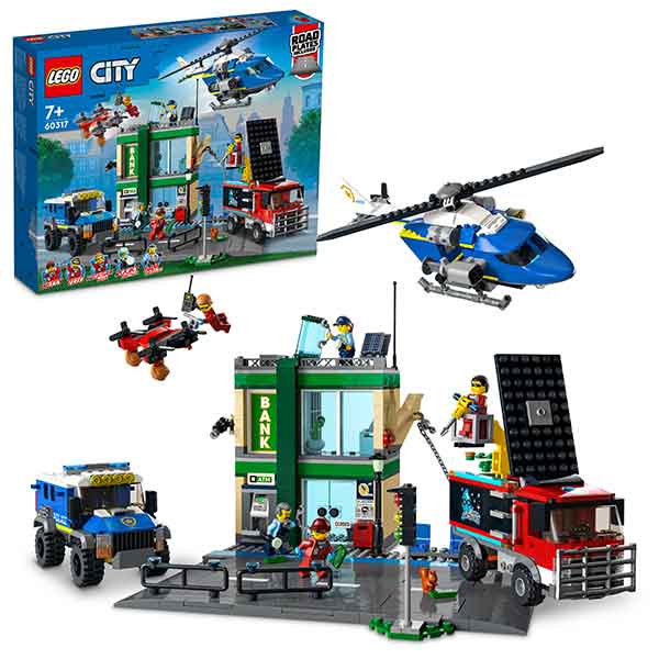 Lego City 60317: Perseguição Policial no Banco - Imagem 1