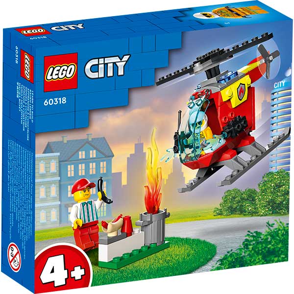 Lego City 60318: Helicóptero de Combate ao Fogo - Imagem 1