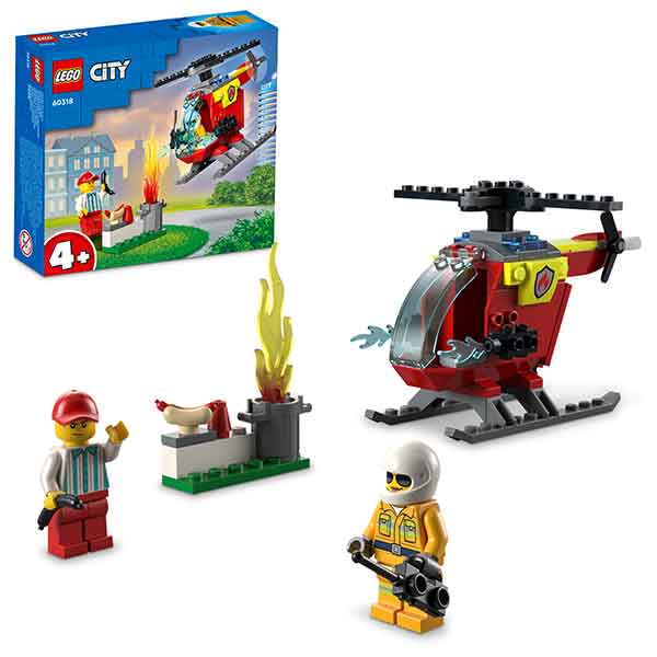Lego City 60318: Helicóptero de Combate ao Fogo - Imagem 1